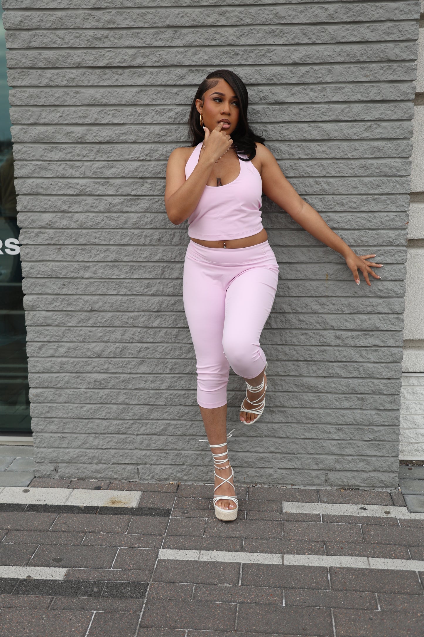 Pink Privilege Halter Set (PRE-ORDER)