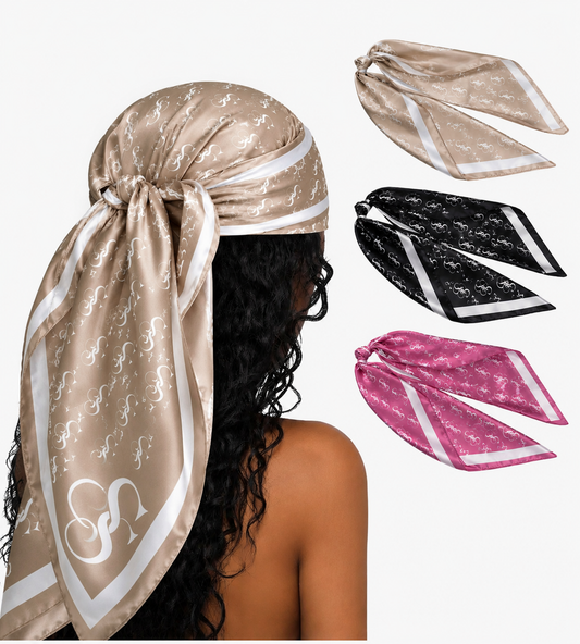 Silk SS Monogram Scarf