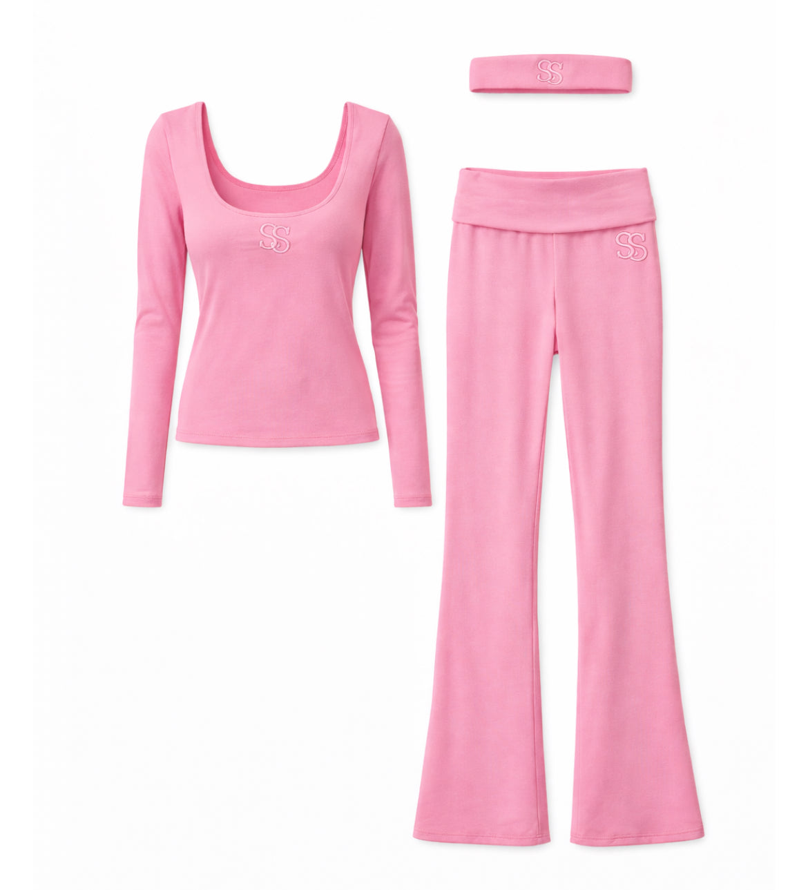 Snobby Pink 3 Piece Set