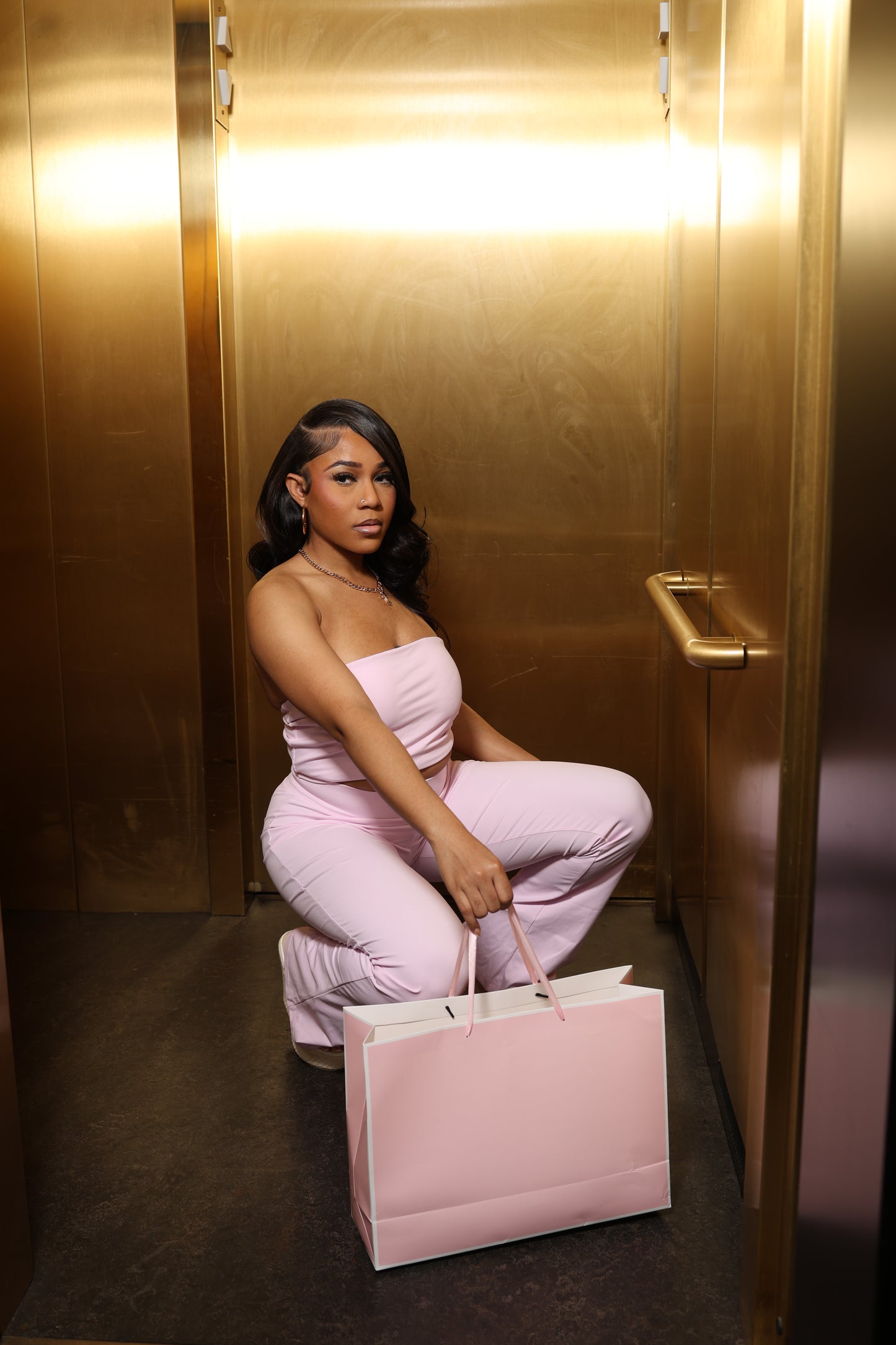 First Class Pink Tube Top Set (PRE-ORDER)